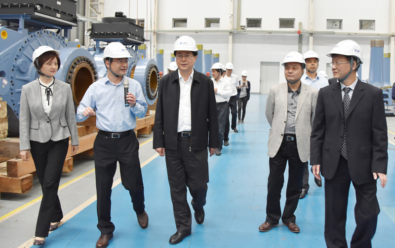 浙江省委副书记、省长车俊一行莅临我司视察